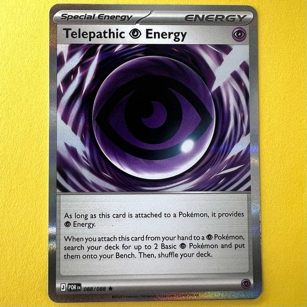 Telepathic‎ Psychic Energy Perfect Order 088/088 Rare Holo Pokemon Near Mint